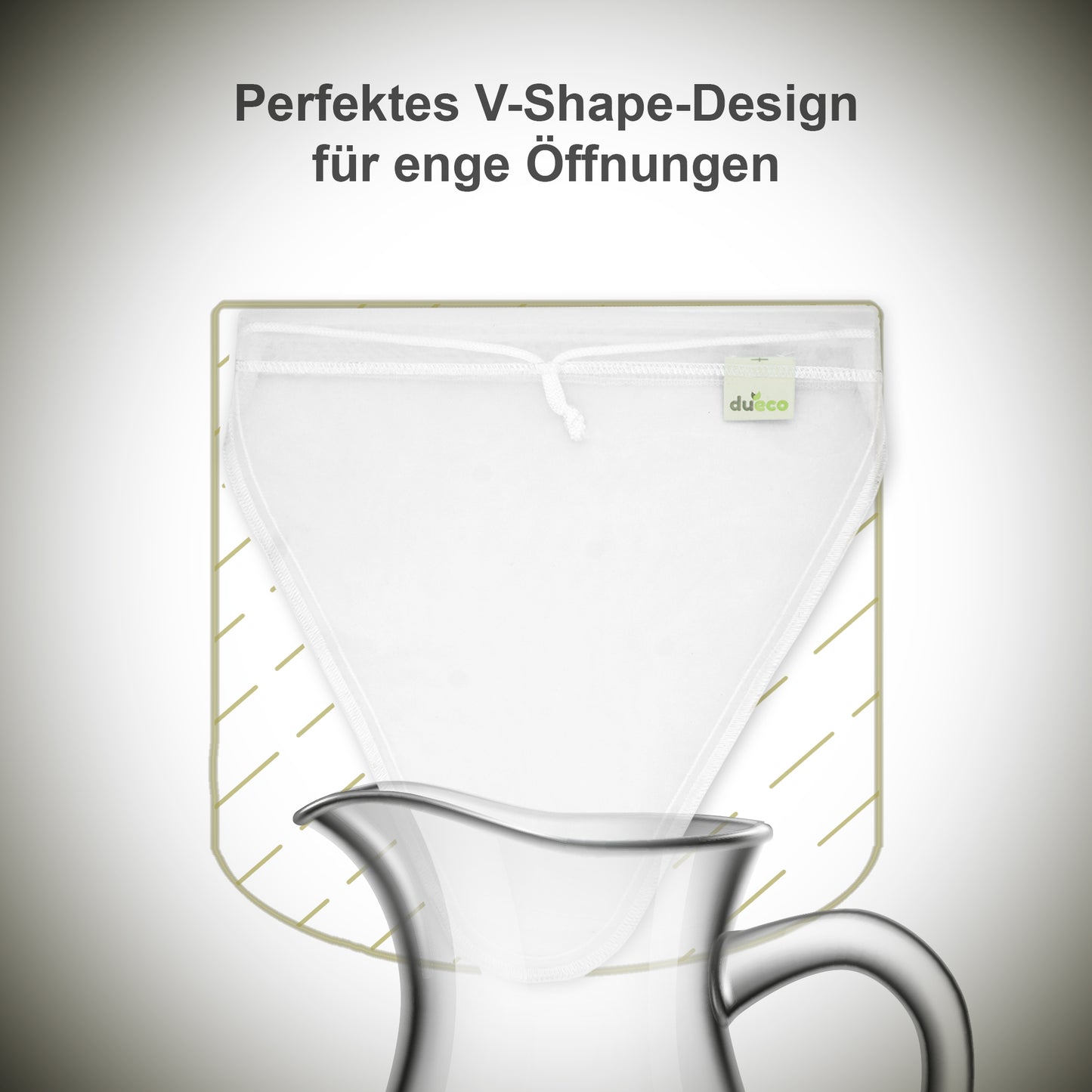 Nussmilchbeutel 2V für Bio Nussmilch & Pflanzenmilch - Mehrzweck
